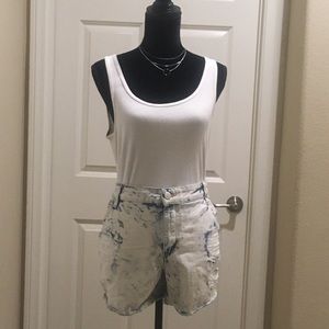 Acid Wash Shorts